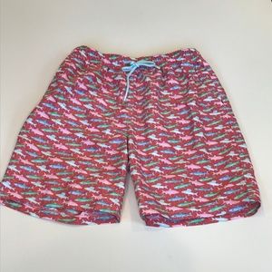 Peter Millar Shark Swim Trunks - Size M
